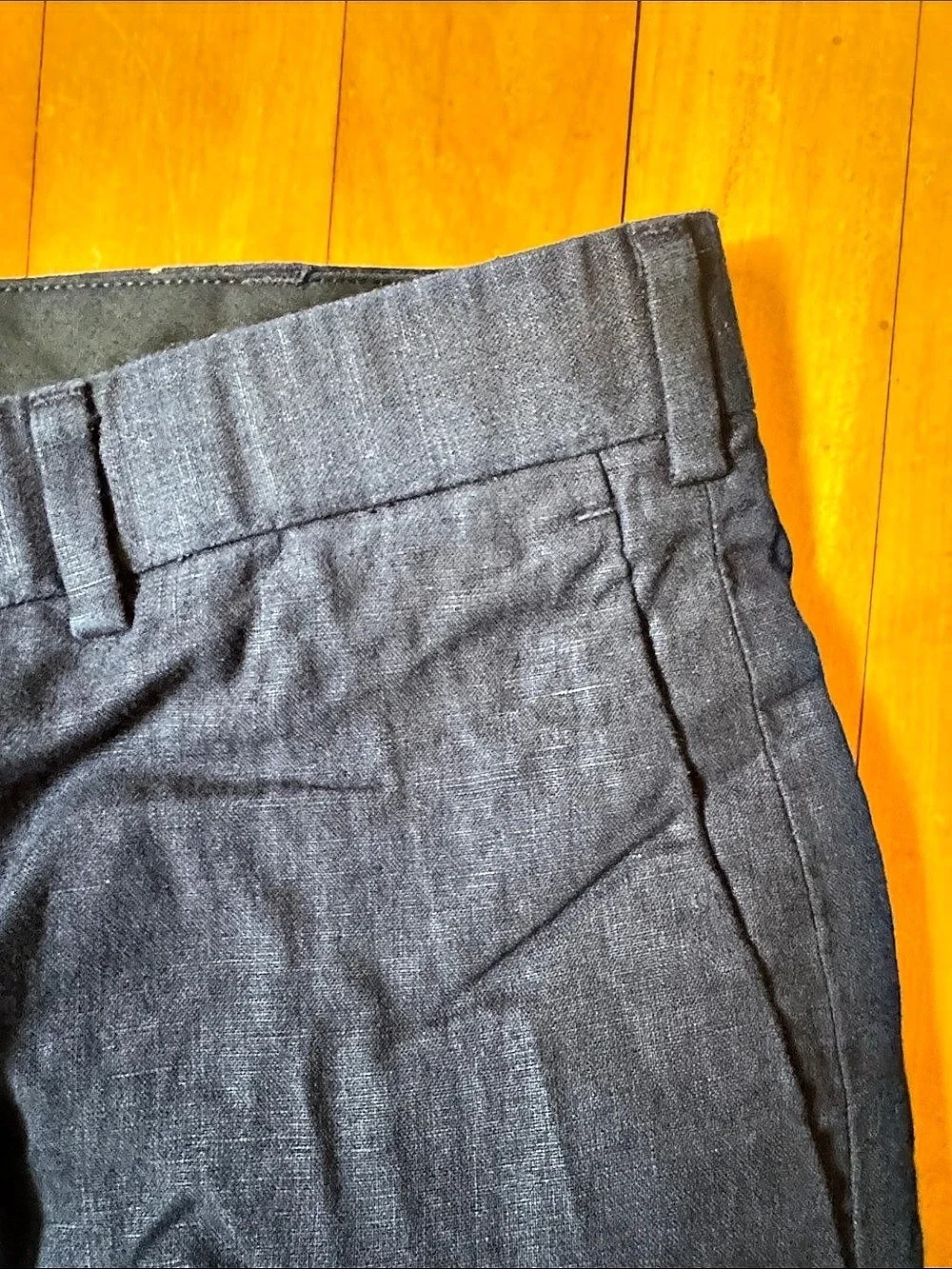 J.Crew navy Linen Straight Leg Pants men’s 36x30